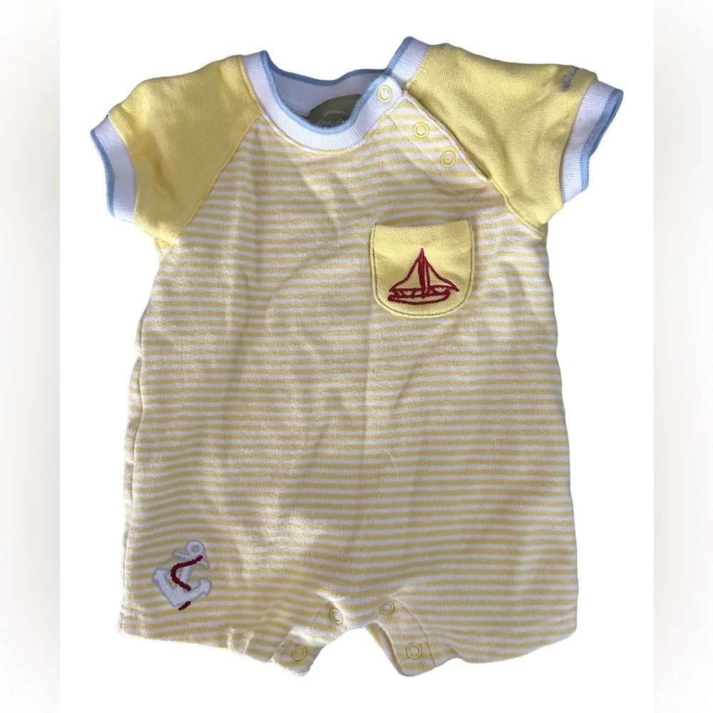 Eddie Bauer Vintage Baby Boy One Piece Outfit Size 6 Months